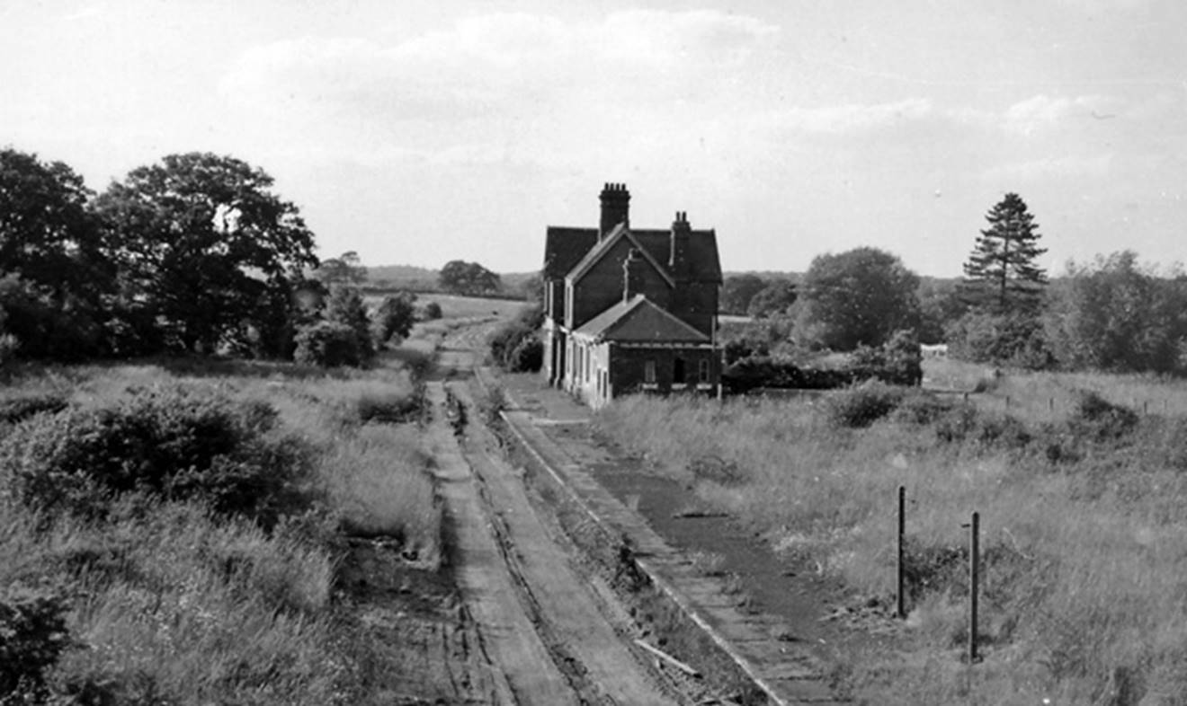 Barcombe
View towards East Grinstead on 18th June 1961. The line (including Barcombe station) first closed 13th June 1955, but the closure was later deemed illegal. The line was reopened 7th August 1956 until eventual closure on 17th March 1958.  
© Ben Brooksbank (Geograph/CC-by-SA)
