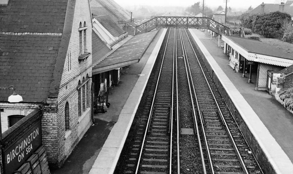 Birchington-on-Sea
View towards Faversham, Chatham and London on 16th April 1963.
(Electrified 1959).
  Ben Brooksbank (CC-by-SA/2.0)