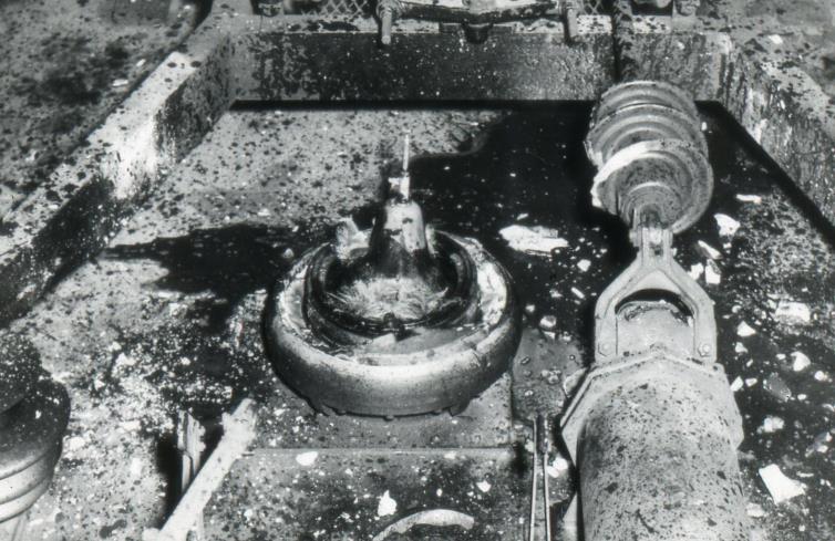 Blood & Custard
Glasgow Blue Trains
AM3 Transformer Incidents in 1960
Roof view of a damaged AM3 unit following transformer failure.
 Alan Hawes
