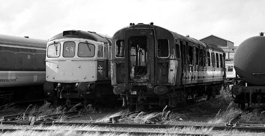 Gutted DTC 76501 at Eastleigh Works
 Darren Ward
