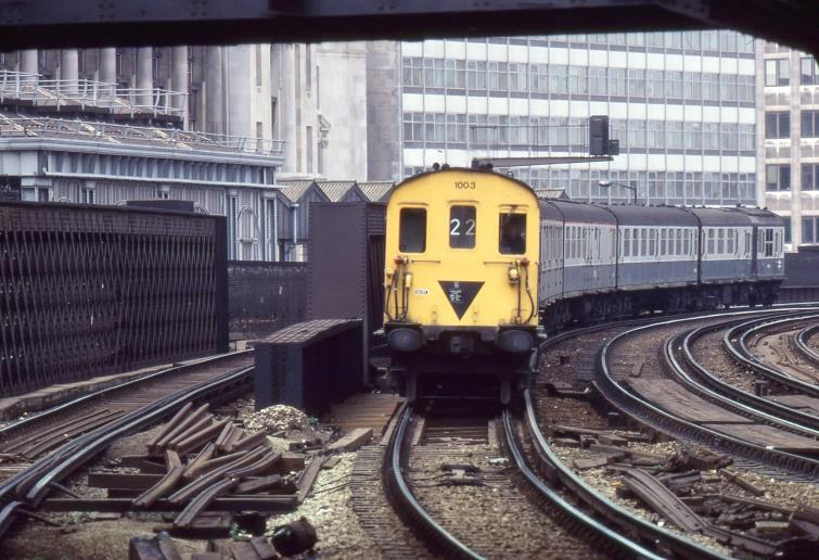 British Rail DEMU 1036 West St Leonards 1971 Rail Photo 