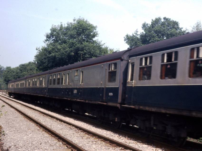 6B Buffet car (possibly unit no.1035) at Stonegate.
 Tony Watson
