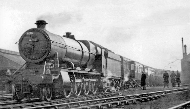 Swindon Works
R.C.T.S. (London Branch)
Swindon & Highworth Railtour
This ‘memorable’ Railway Correspondence & Travel Society Tour on 25th April 1954 had started from Victoria behind two 'Dukedog' locomotives (nos.9023 & 9011) to proceed via Longhedge and Kensington to the WR main line at Old Oak Common. 
At Swindon the Works was visited and a Special continued to Highworth and back. 
On the return journey 47XX class no.4707 (built April 1923, withdrawn May 1964 - the last of the class of nine) brought the tour back to Reading General, where (ex-LSWR) Urie class H16 no.30517 took over.
© Ben Brooksbank (CC-by-SA/2.0)
