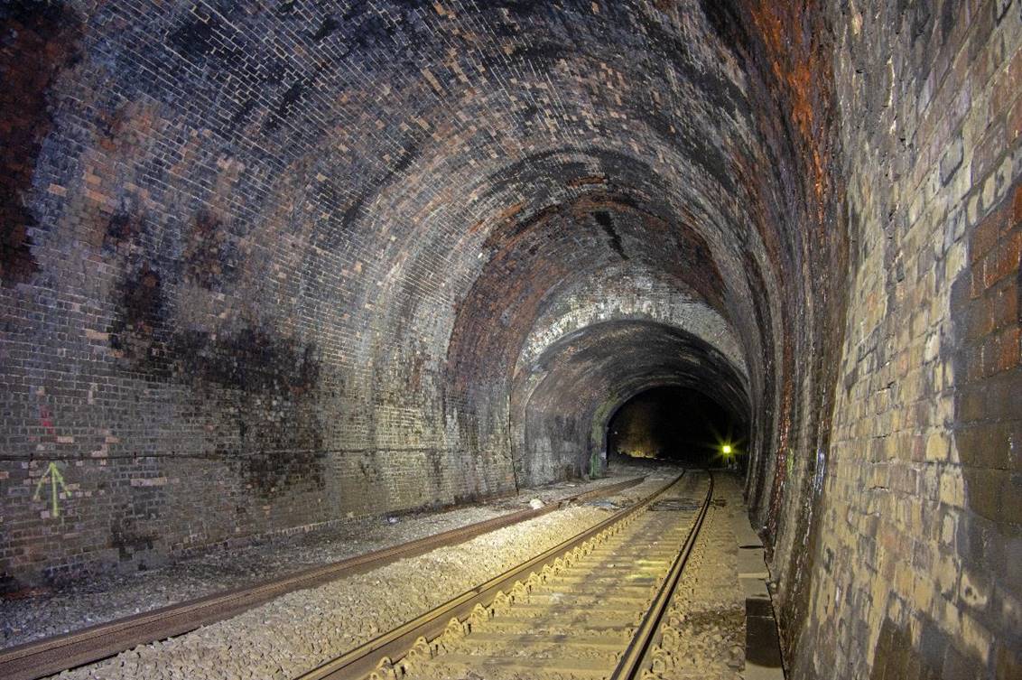 https://www.bloodandcustard.com/BR-Tunnels-MarkBeech.html

The difference between the profiles of the main tunnel 
and cut-and-cover section are quite pronounced.
 Adrian Backshall
