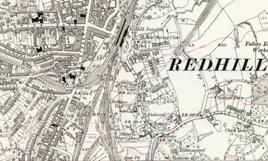 www.BloodandCustard.com

Redhill tunnel - OS revised mapping of 1912 (published 1920).
 Reproduced with the permission of the National Library of Scotland (CC by SA)
