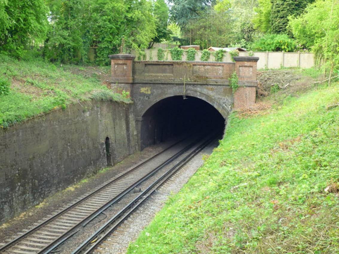 www.BloodandCustard.com

Photographs of Redhill tunnels north-end portal not long after the foliage has been cleared can rare; this is an excellent example taken on Monday, 4th May 2009 .
 Ian Capper (cc-by-sa/2.0) 
