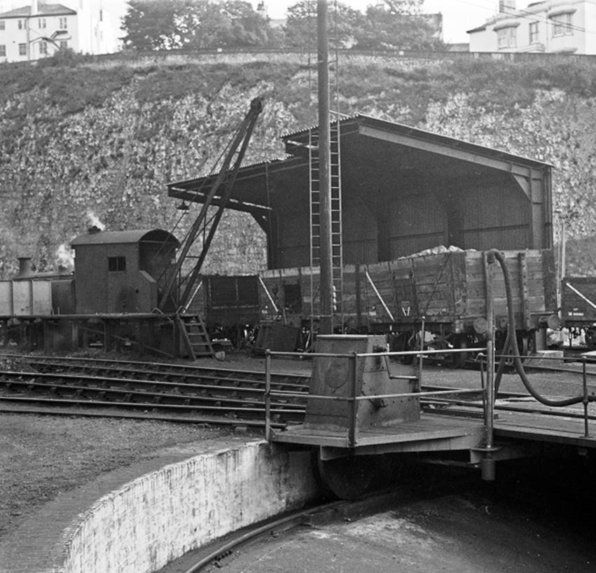 Brighton Locomotive Depot
No. 34012 'Launceston' was built October 1945 as no. 21C112, renumbered June 1948, rebuilt January 1958 and withdrawn December 1966. [7th October 1962].
© Ben Brooksbank (CC-by-SA/2.0)
