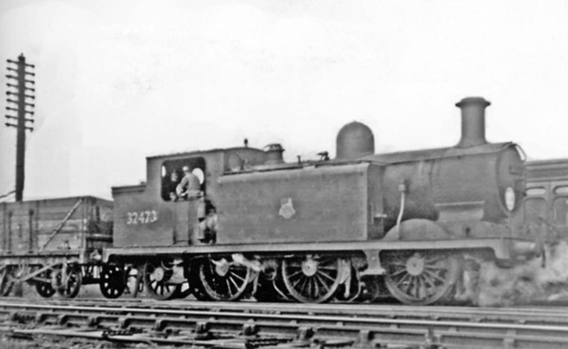 Ex-LBSCR R.J. Billinton E4 class 0-6-2T no. 473 'Birch Grove' shunting near North Kent West Junction during its BR days as no. 32473. Built in June 1898, after withdrawal in October 1962 it entered into preservation.
 Ben Brooksbank (Geograph/CC-by-SA)
