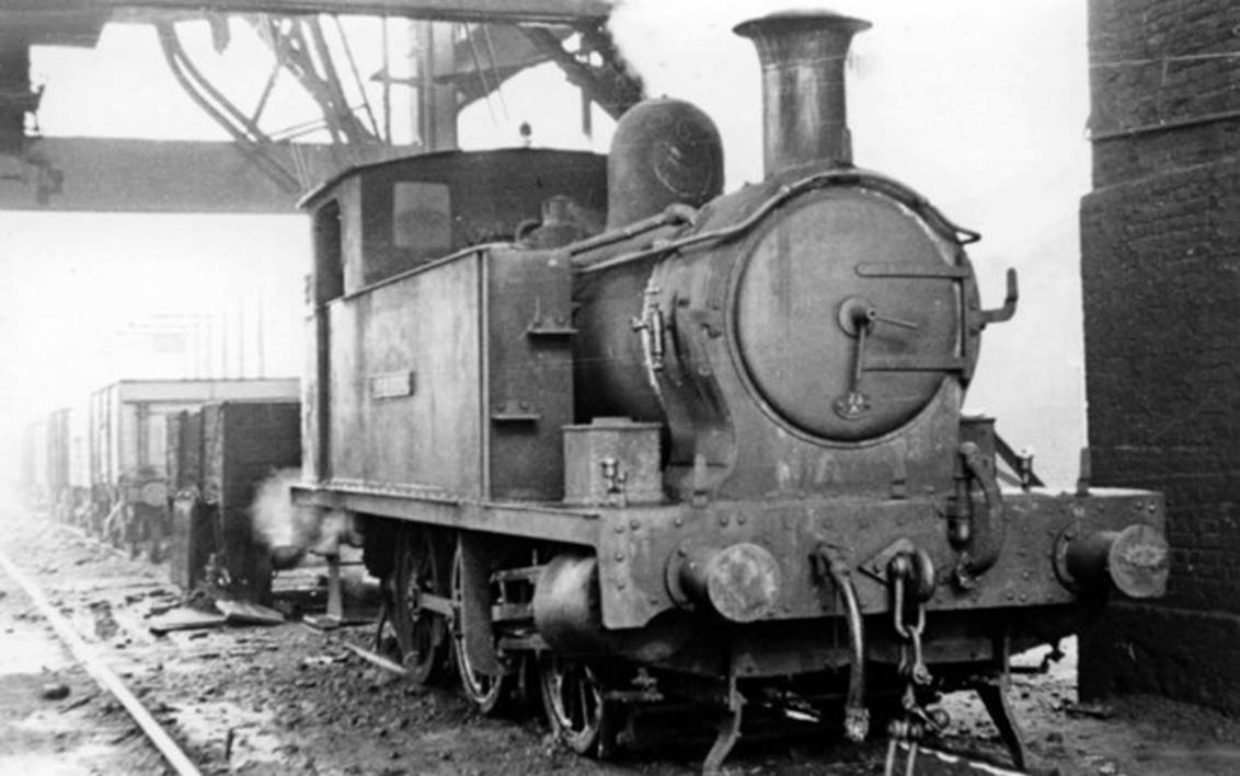 Stewarts Lane 7th April 1951 view of No. 756 'A.S. Harris' at the coaling stage.
 Ben Brooksbank (Geograph/CC-by-SA)
